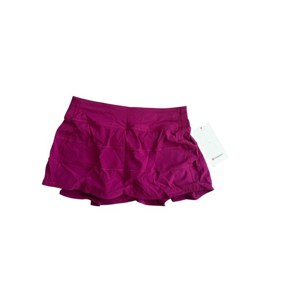 LULULEMON  Pace Rival MR Magenta Tennis Active Skort Size 6 NEW NWT - Picture 5 of 10